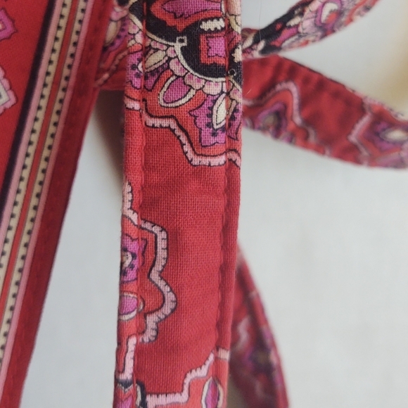 VERA BRADLEY Red Frankly Scarlet Shoulder Bag Purse Medium - Picture 13 of 16